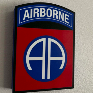 82nd Patch Lighted Sign