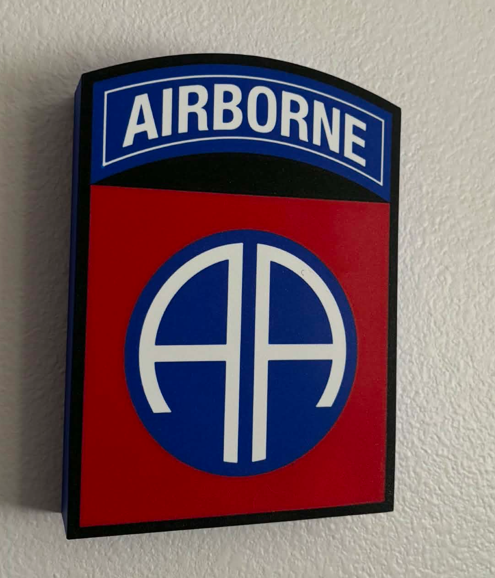 82nd Patch Lighted Sign